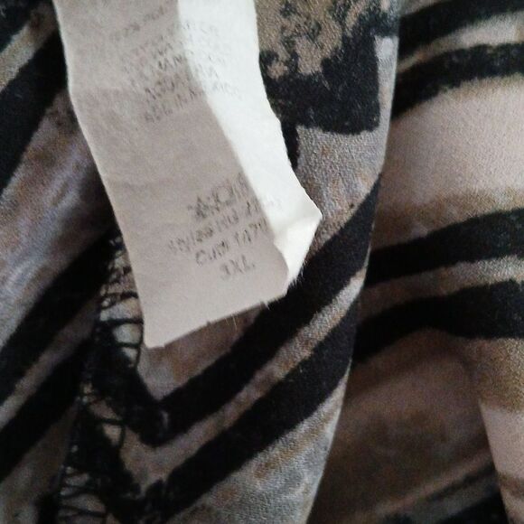 Hot Ginger black gray tan sleeveless dress Sz 3X NWOT - Picture 6 of 6